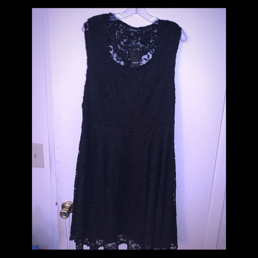 Torrid New black dress with lace